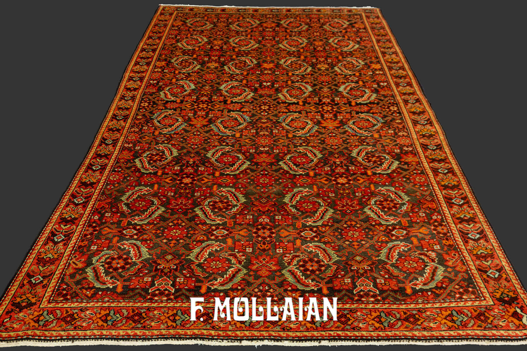 Antique Persian Mishan All-Over “Moharammat” Design Rug n°:21816569